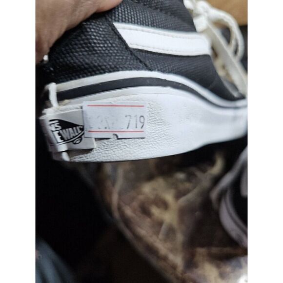 Vans Women's Off The Wall Skateboard Oldskool Black Shoes Size 8.  719 - Picture 12 of 12